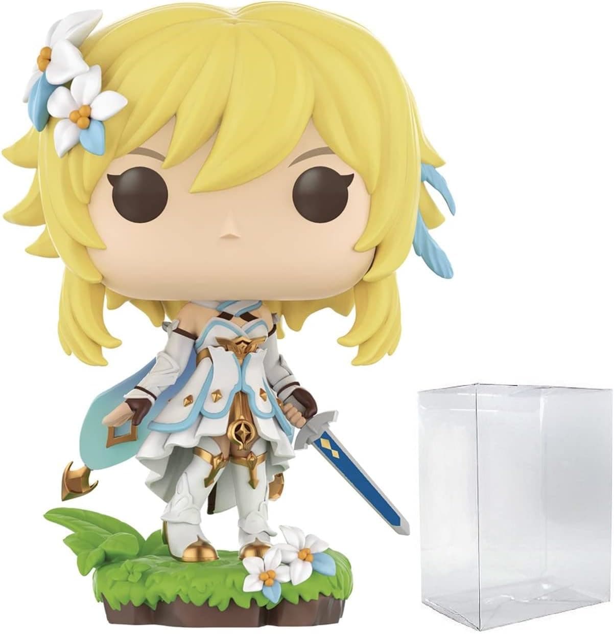 POP Genshin Impact - Lumine Funko Pop! Vinyl Figure (Bundled with Compatible Pop Box Protector Case), Multicolor, 3.75 inches