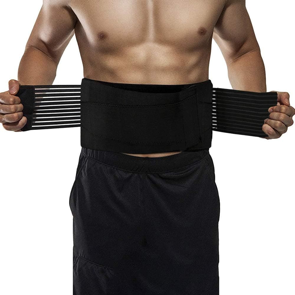 Liveup Sports Waist Trimmer Belt,Waist Support Lower Back Brace Lumbar Support Wrap for Women & Men