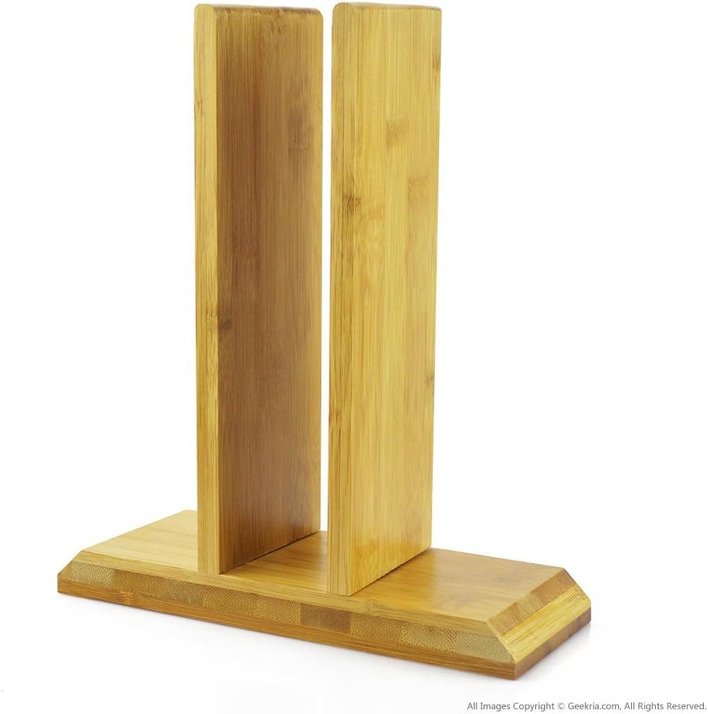 Bamboo Style Headphones Stand/Headset Holder/Desk Display Hanger, Fit DJ, Professional, Gaming Headset and Many Earphones