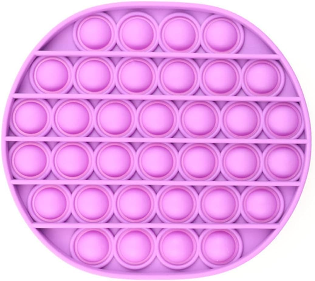 MUYSRC Fidget Toy,Popping Fidget Toy,Push It Bubble, Popping Game,Chuckle and Roar Stress Reliever,Bubble Popping(Y1-Purple)
