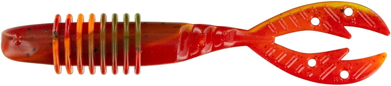 Big Bite Baits 425KMSW-10 4.25" Kamikaze Swimon Green Pumpkin Flamethrower