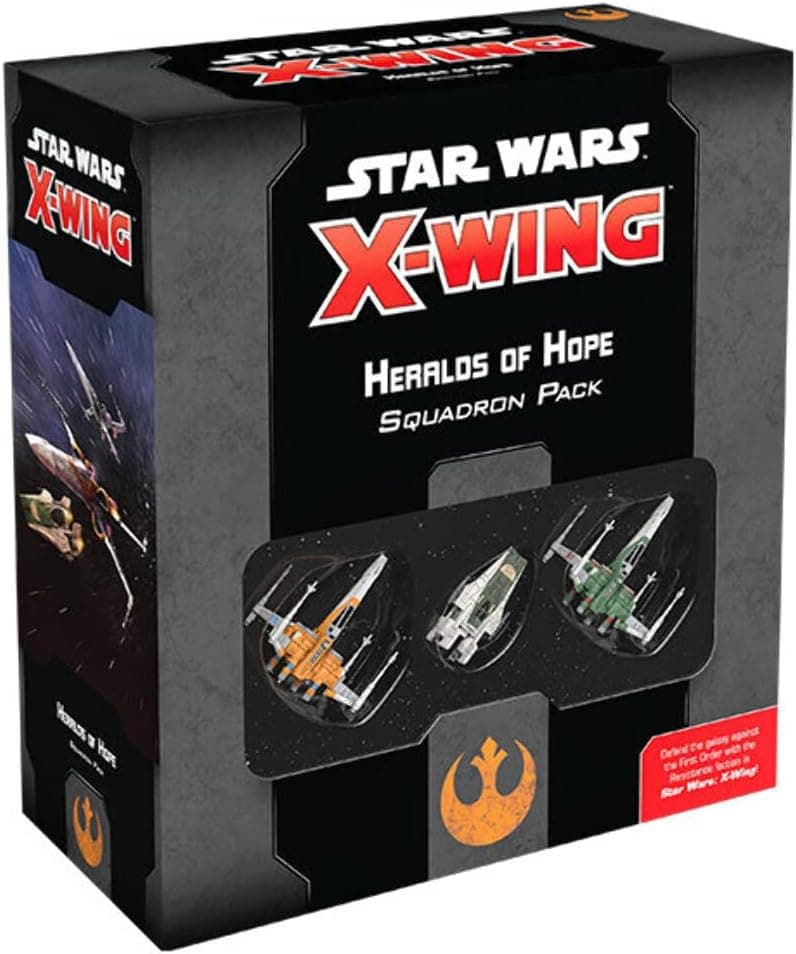 Star Wars X-Wing 2nd Edition Miniatures Game Heralds of Hope EXPANSION PACK | Strategy Game for Adults and Teens | Ages 14+ | 2 Players | Average Playtime 45 Minutes | Made by Atomic Mass Games