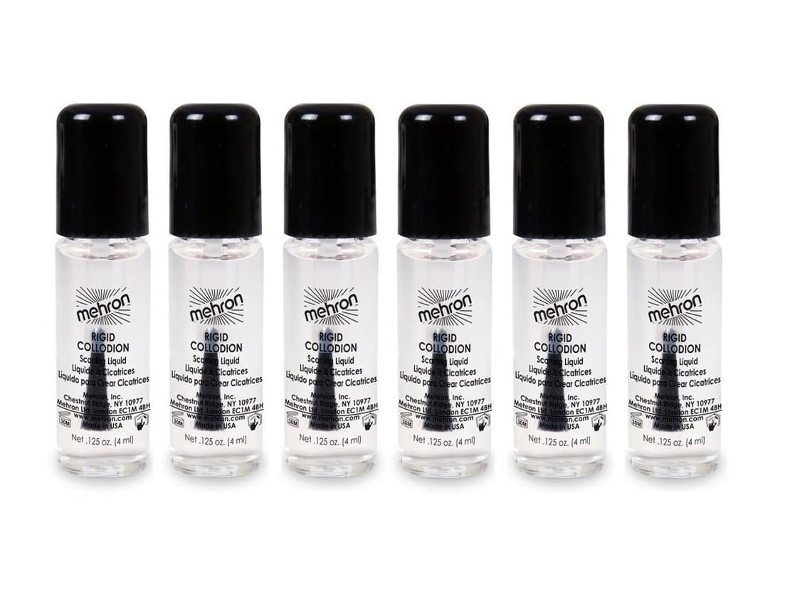 (6 Pack) mehron Rigid Collodion Scarring Liquid Clear