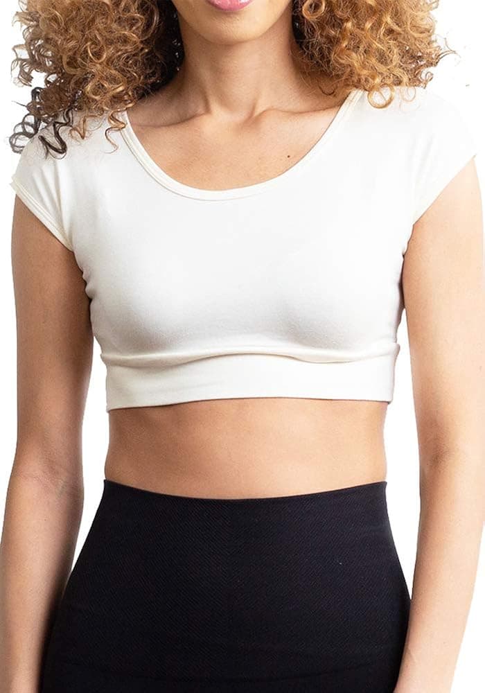 HALFTEE Cap Sleeve Layering Tee | Demi Cami for Women & Teens | Cute Crop Top | XS-6X |