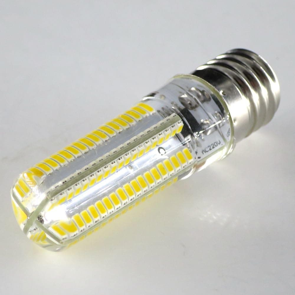 Honcaly 110v 8w E17 Dimmable LED Light Chandelier Dimmable Bulb Halogen Replacement Warm White 3000k Crystal Ceiling Lamp Light