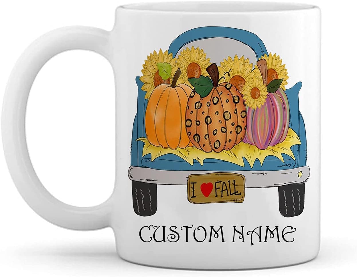 Coffee Mug , Hello Pumpkin , Autumn Mug , Pumpkin Mug , Fall Mug , Good Morning Pumpkin , Cute Mug , Halloween Mug, Thanksgiving Day mug, Happy Thanksgiving Day, Personalized Coffee Mug, Custom Name 1