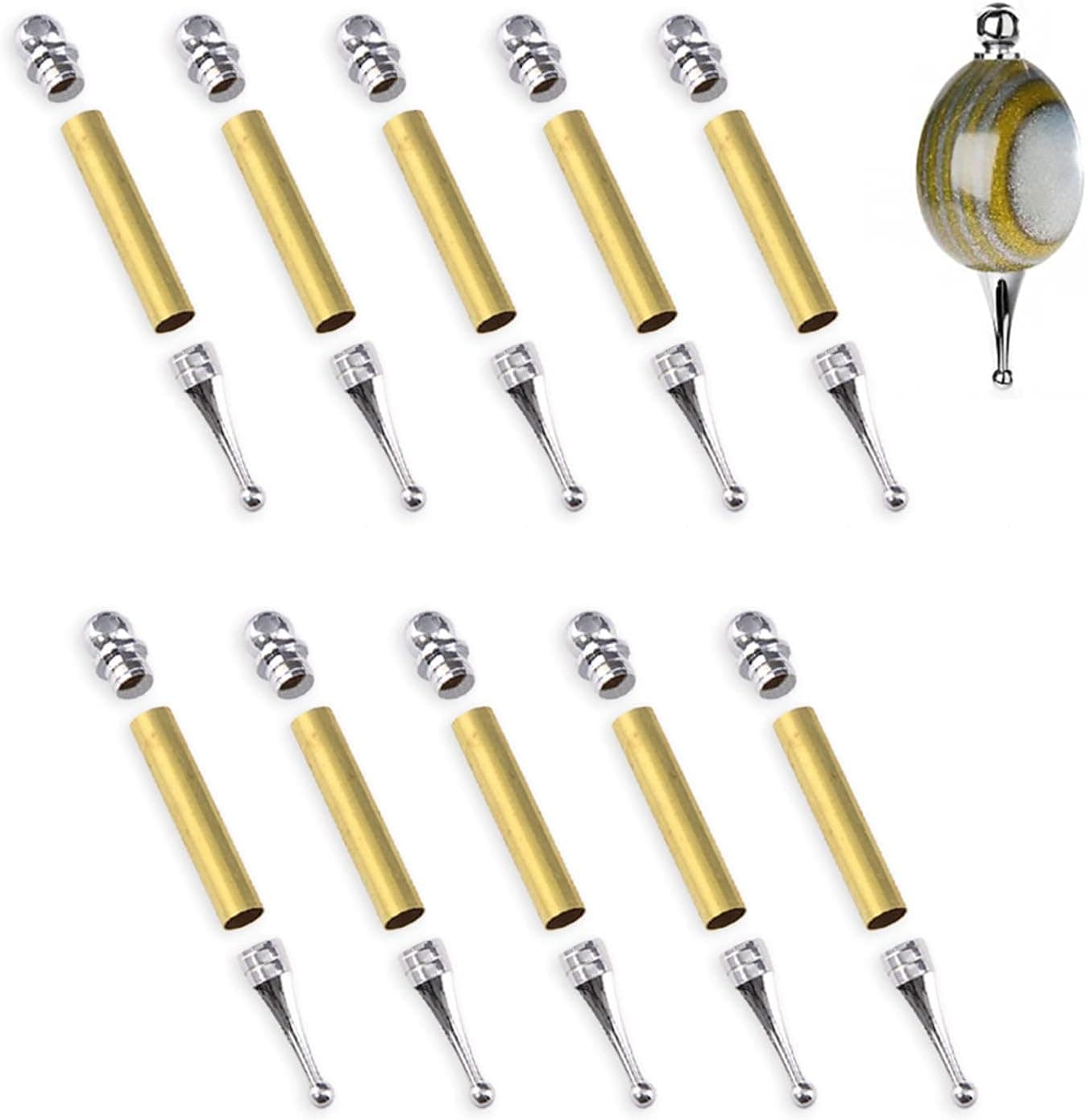 Legacy Woodturning, Christmas Tree Ornament Project Kit - Chrome Finish, 10 Pack