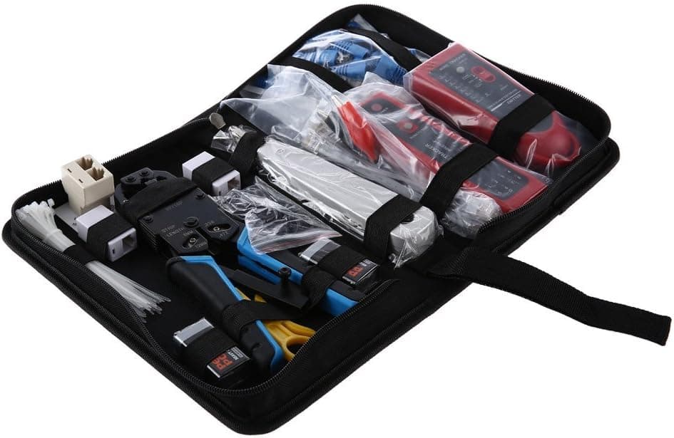 Zoostliss Network Good Protective Power Quality Blade Computer Maintenance Tool Kit Cable Tester 200R Network Pliers Wire Tracker