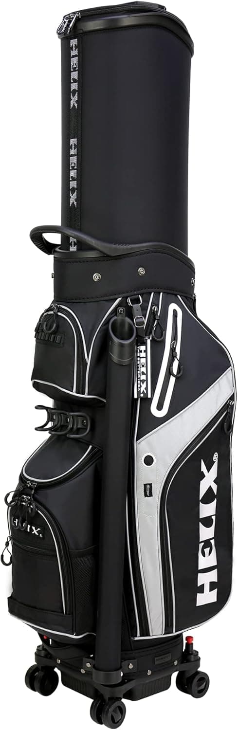 HELIX Golf Bag with Wheels, Retractable Golf Bag for Travel, Durable Course Golf Travel Cover