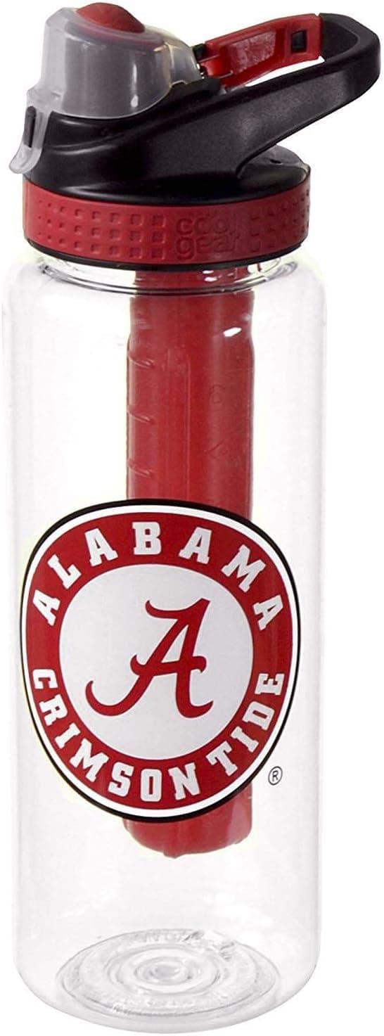 COOL GEAR 32 Ounce Alabama Crimson Tide College Football Tailgate Water Bottle