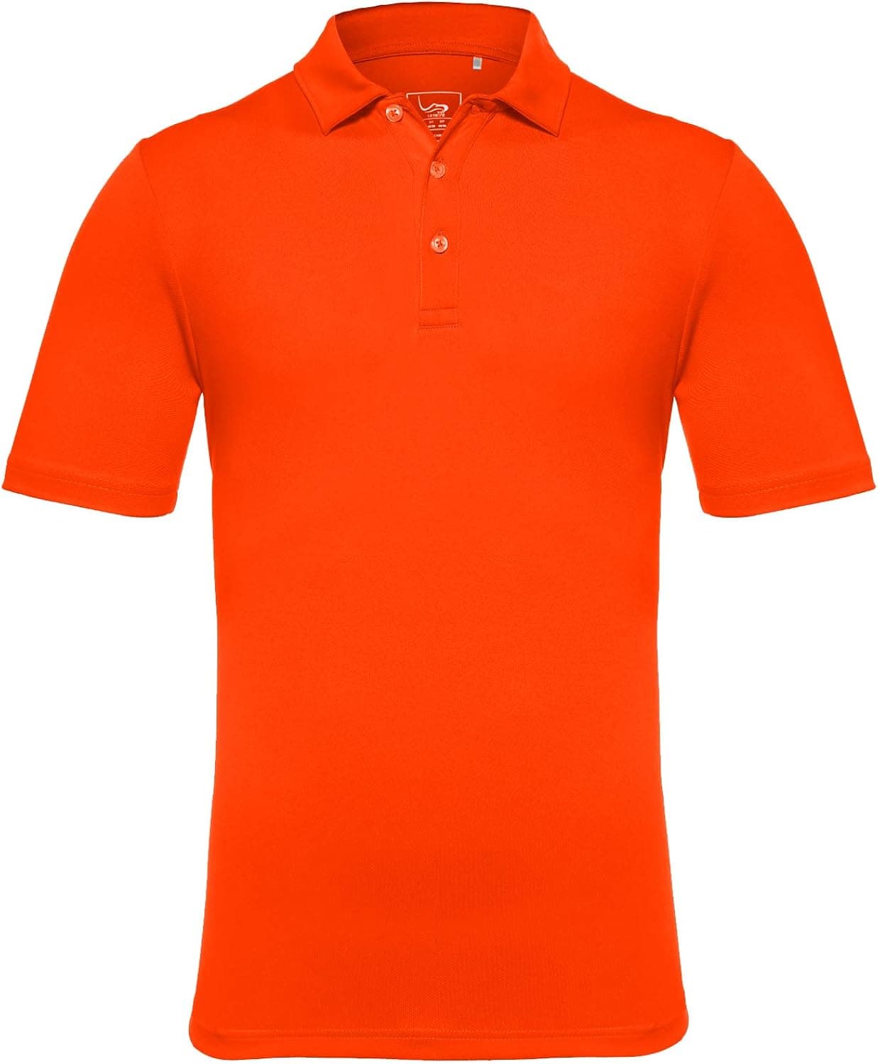EAGEGOF Men's Shirts Short Sleeve Tech Performance Golf Polo Shirt Standard Fit