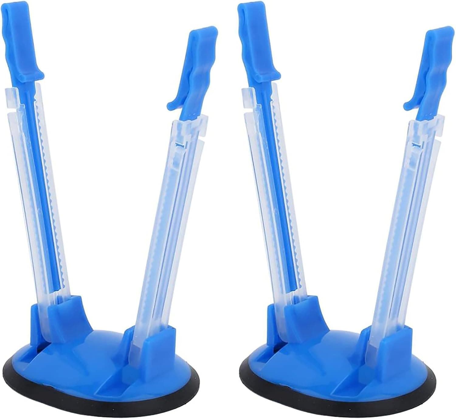 Plastic Bag Holder, 2Pcs Bag Holder For Plastic Bags, Baggy Rack Holder For Food Prep Bag Plastic Freezer Bag Ziplock Bag Holder Stand, Meal Planning Prep Bag Holder, Bag Stand Holder, Bag Drying Rack