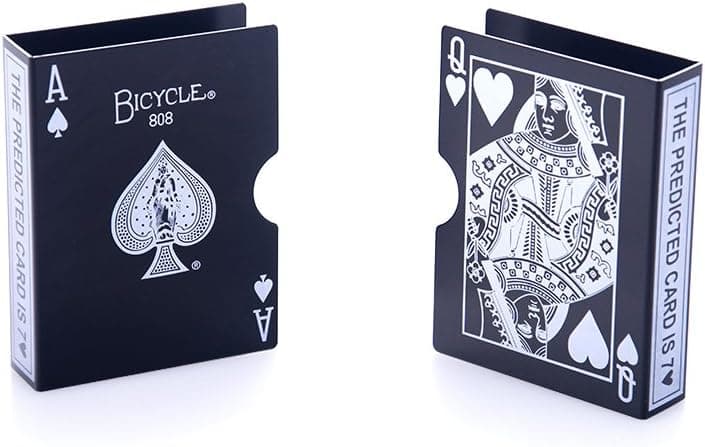 Alloy Metal Magic Prop Cards Guard Bicycle Card Clip Playing Card Case Holder For Poker Deck Protector Black