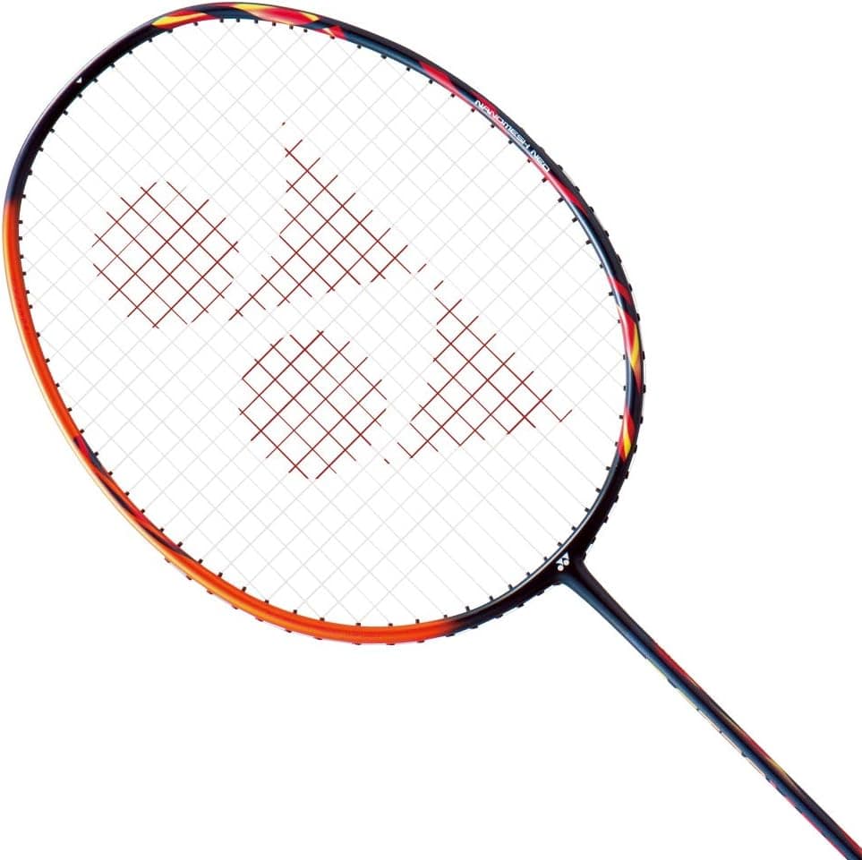 YONEX Astrox Smash Badminton Pre-Strung Racket (Blakc/Clear Orange)(FG5)