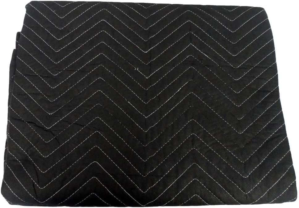 DAB 40 X 72 Inch Black Moving Blanket With Cotton Padding - TC500-MB