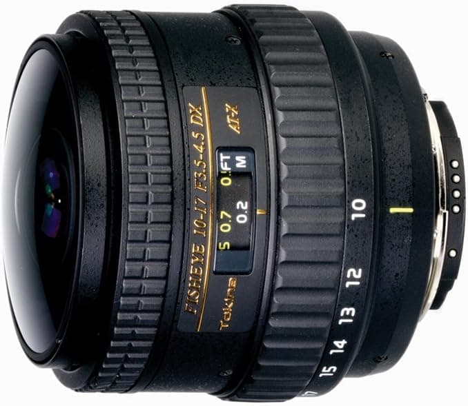 Tokina 10-17mm F/3.5-4.5 DX Autofocus Fisheye Zoom Lens for Canon EOS Digital SLR Cameras Without Hood