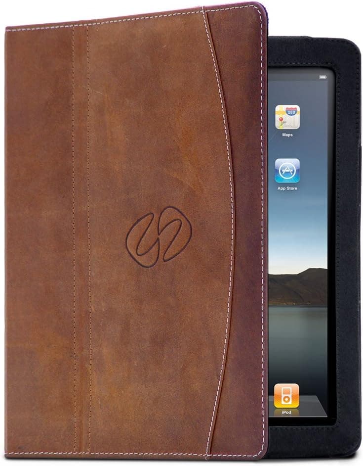 Premium Leather Folio 2 for iPad 2 or new iPad 3 Color: Vintage