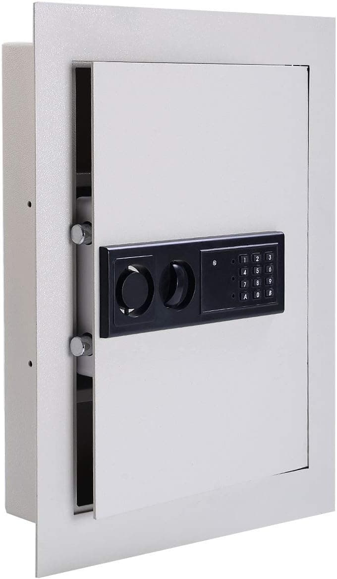Moccha Electronic Security Box.83 CF Built-in Wall, Wall Hidden Safe Box, Electronic Flat Security Safety Cabinet, Lock Box