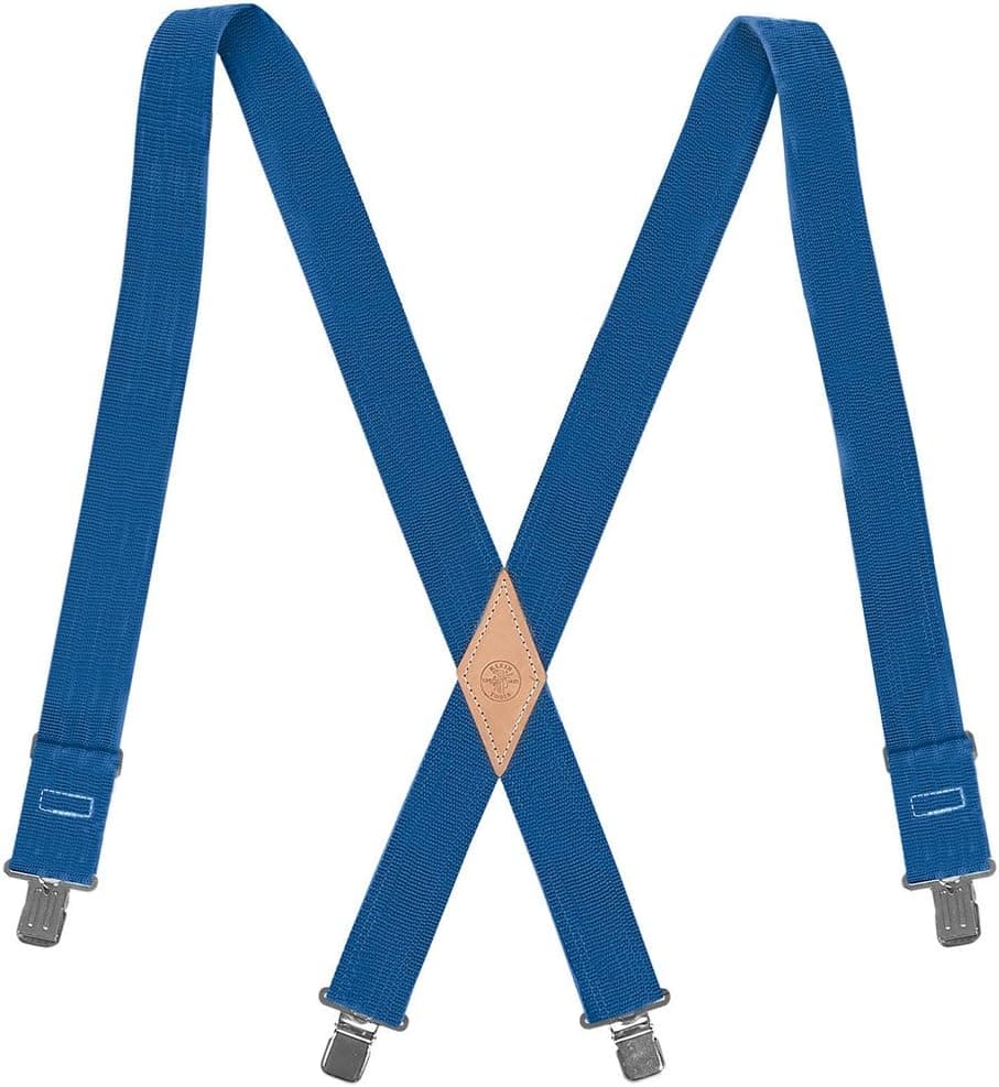 Klein Tools 60210B Nylon-Web Suspenders with Adjustable Back