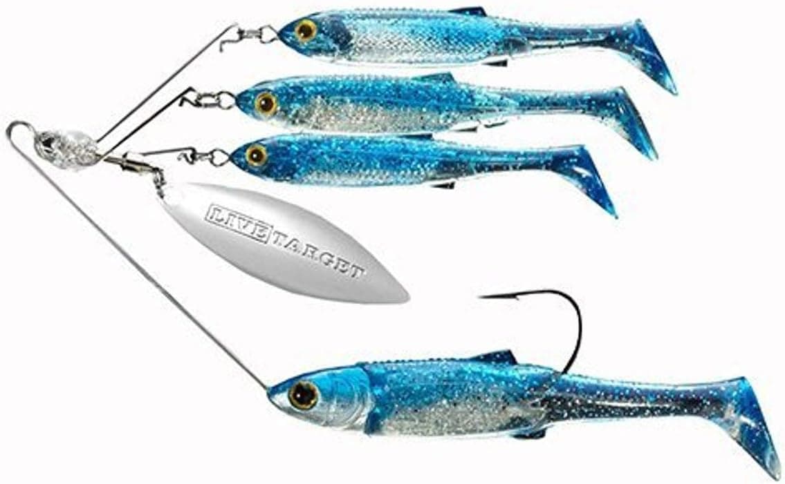 Fishing Tackle Lures Baitball Rig Large Blue-Ilver