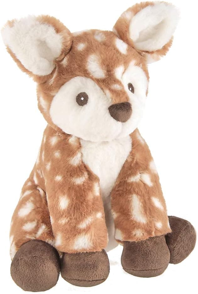 Bearington Baby Willow Plush Fawn Stuffed Animal, 9 inches