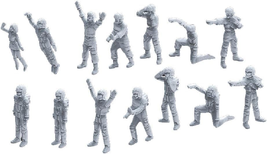 Bandai HobbyBuilders Parts HD MS Figure 01 (1/144 Scale)