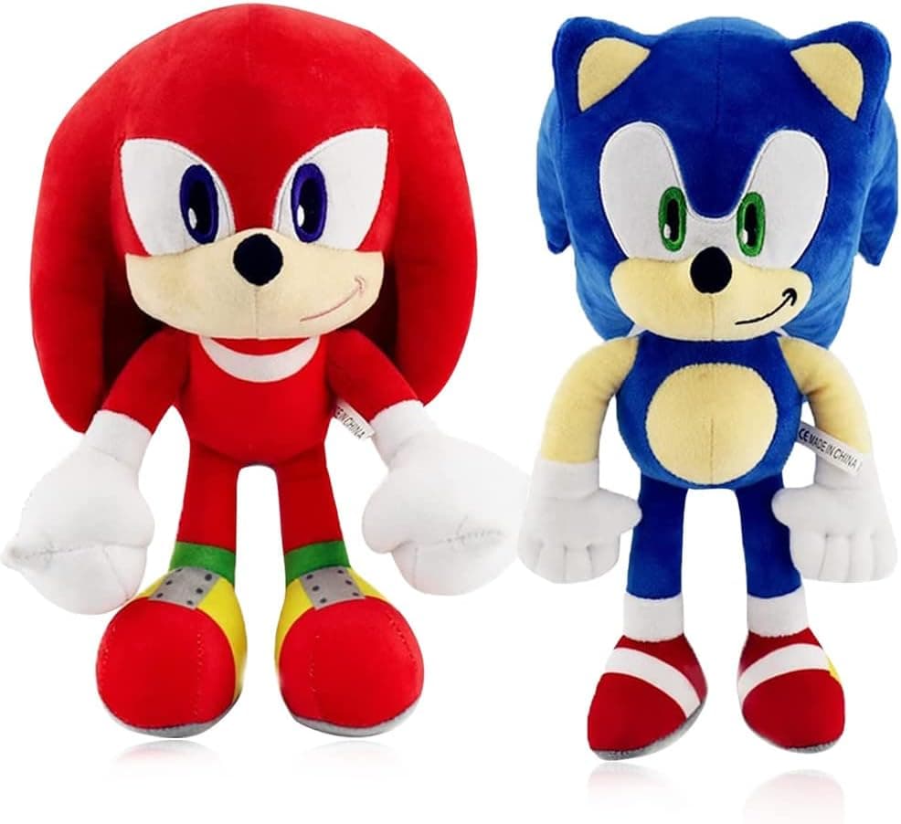 petich Sonic Plush Sonic The 2 The Movie Plush 12 inch Sonic 2 Toys Figure Animals Plush Pillow Collection Sonic Tales Knuckles