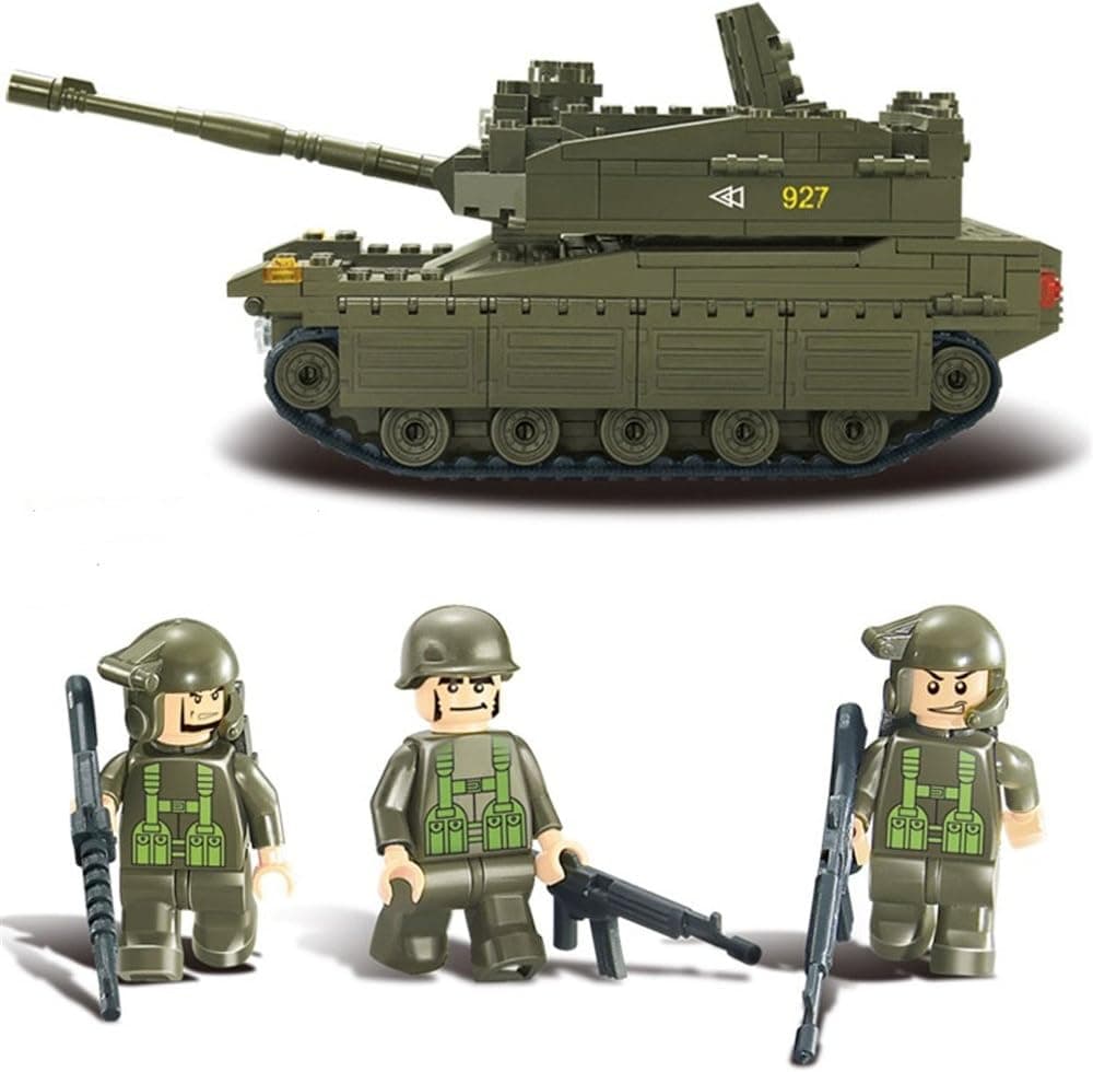 OLIA DESIGN OliaDesign Merkava Tank Building Blocks Set (343 Piece)