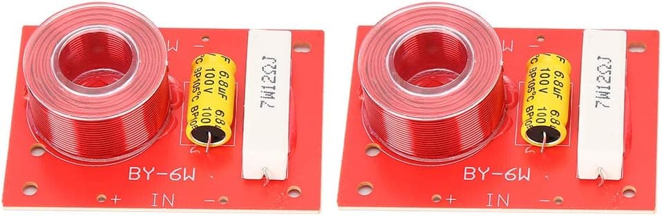 Hilitand Bass Frequency Divider, 2PCS Pure Bass o Crossover Filters Board, Frequency Distributor for 38 inch Bookshelf Type Speaker