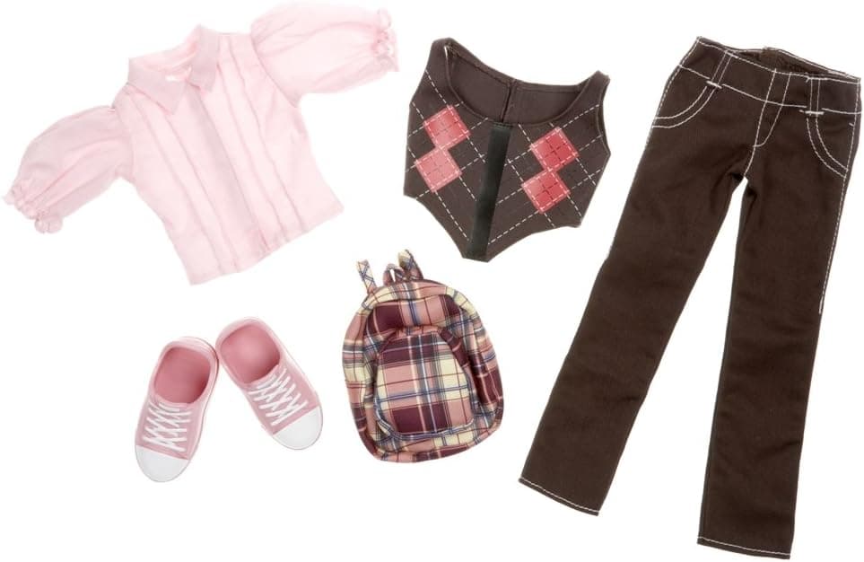 Best Friends Club Ink. 18 inches Large Doll Fashion Pack Pretty Preppy