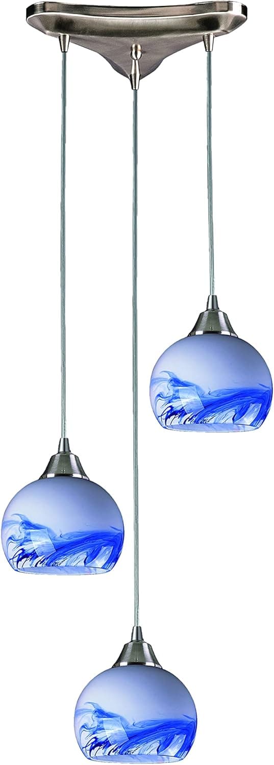 Elk Home 101-3MT Mela Configurable Multi Pendant in Satin Nickel