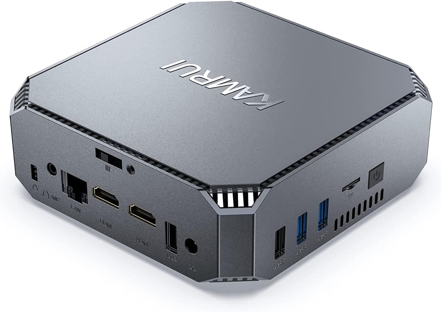Mini PC Windows 10 Pro 8GB DDR3 128GB SSD Intel Celeron J3455 Processor(up to 2.3GHz) Mini Computer Dual Display at 4K HD Gigabit Ethernet 2.4G+5G Dual-Band WiFi BT 4.2