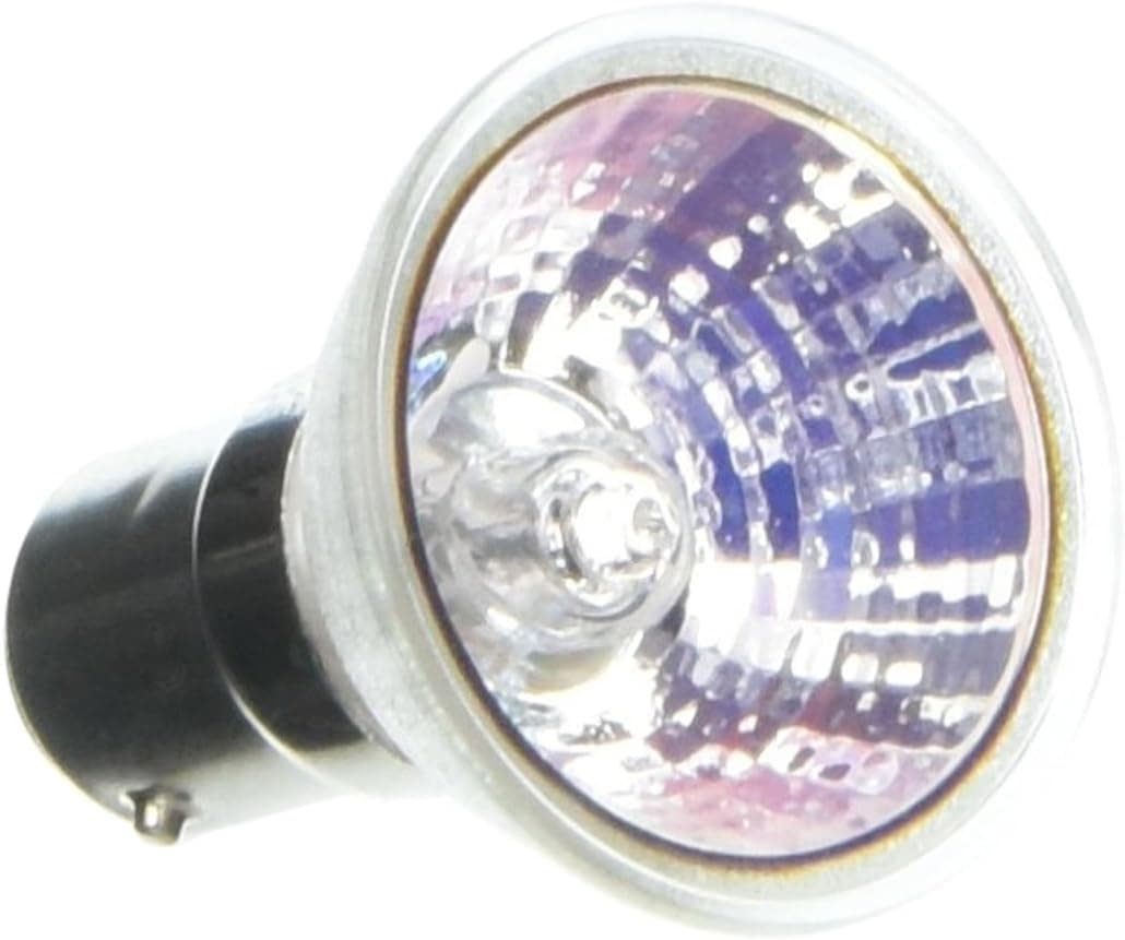 Ushio BC6344 1000659-35W Light Bulb - GDZ Flood - DC Bayonet Base - Open Face - 2,000 Life Hours - 1,600 Candlepower - 12V