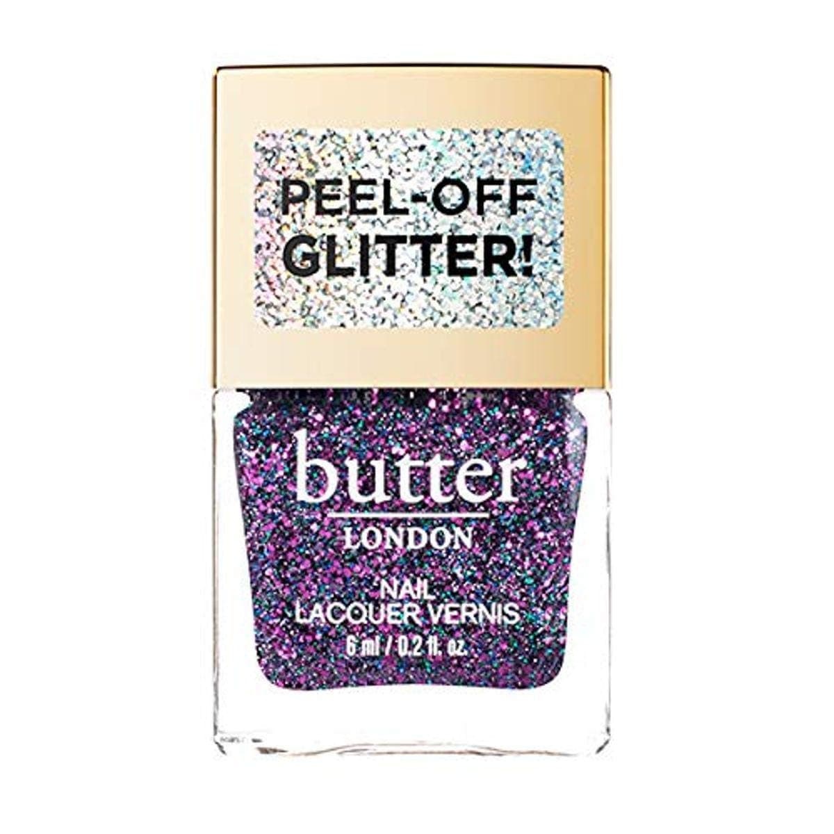 butter LONDON Glazen Peel-off Glitter Nail Lacquer, Galaxy
