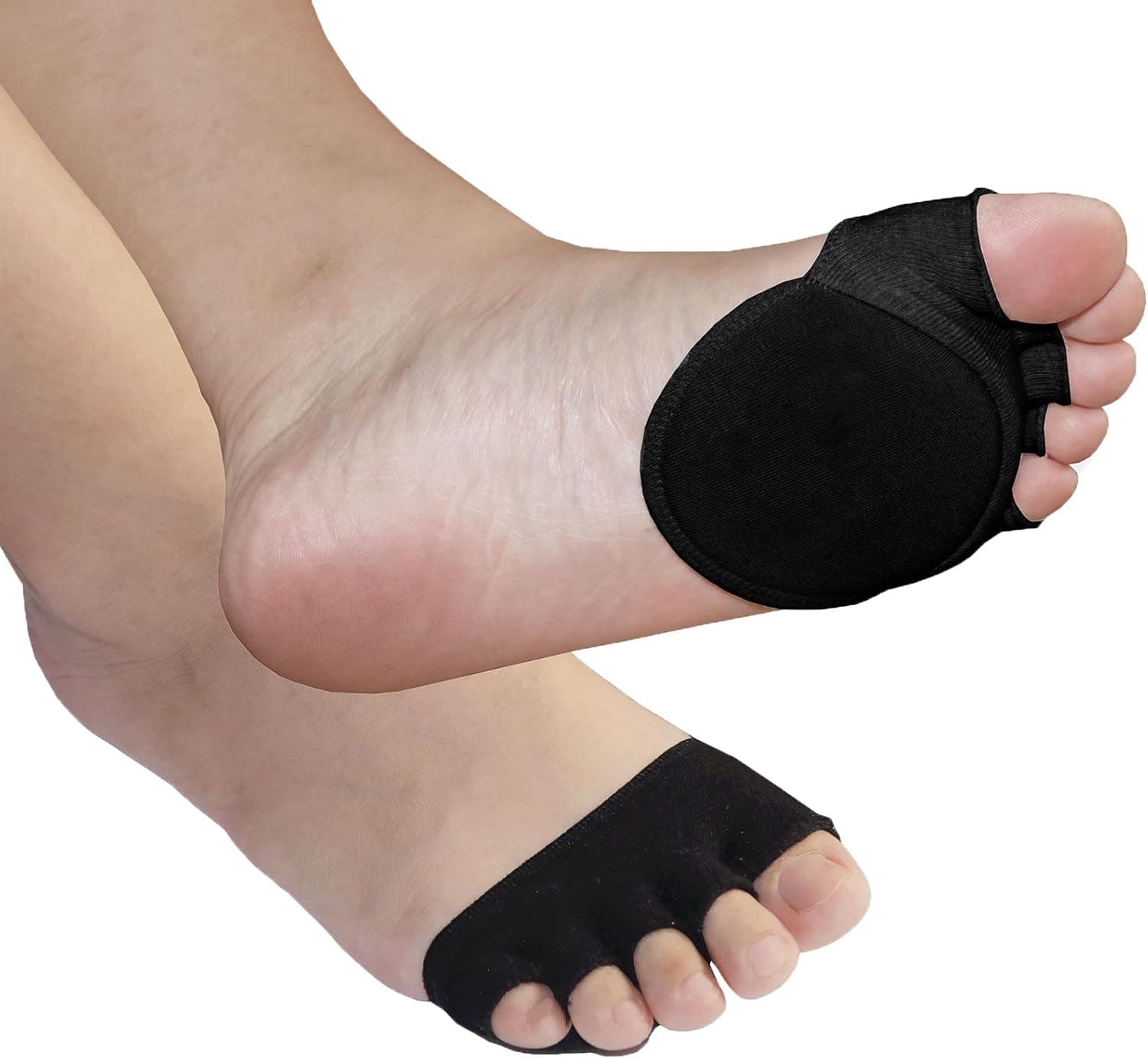AUTPRO Toe Socks No Show for Women,Hidden Ball of Foot Liner Covers Not-skid for High Heels Flats Boots,Relief Pain Blister