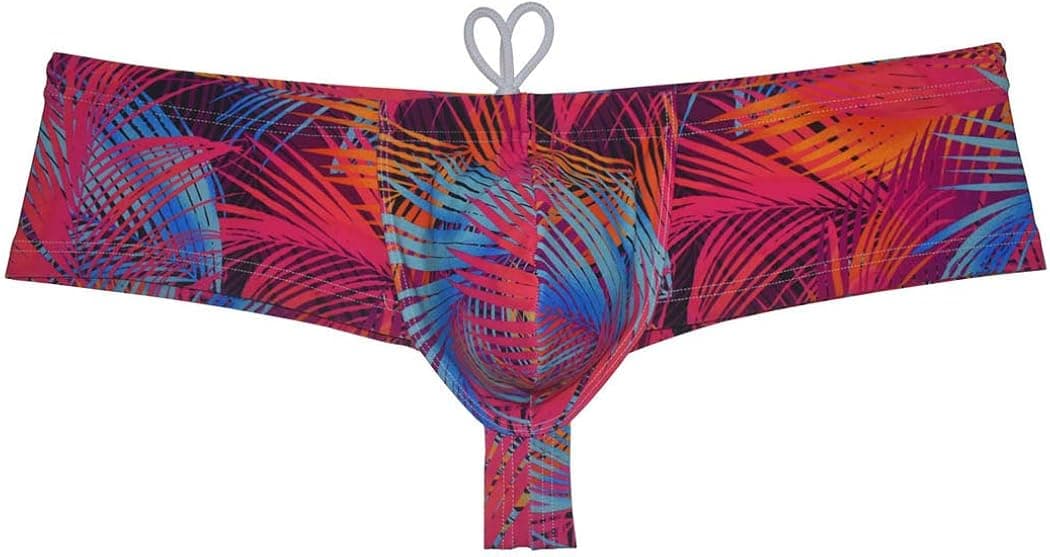 OROCOJUCO Mens Swimwear Skimpy Briefs Bikini Brazilian Cut Surf Shorts Board Cheeky Swim Trunks