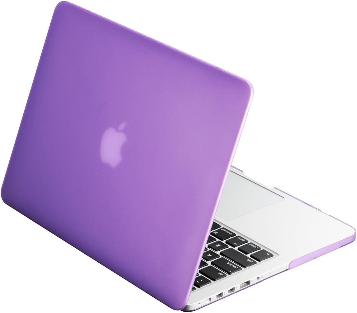 TopCase Rubberized Hard Case Cover for Macbook Pro 15" A1286 -NOT for retina display- with TopCsse Mouse Pad (PURPLE)