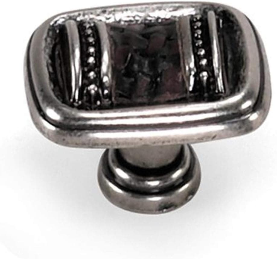 Laurey 59639 Cabinet Hardware 1-3/8-Inch Sirocco Knob, Silverado