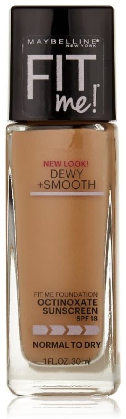 Maybelline New York Fit Me! Foundation, Natural Beige, SPF 18 [220] 1 oz (Pack of 2)