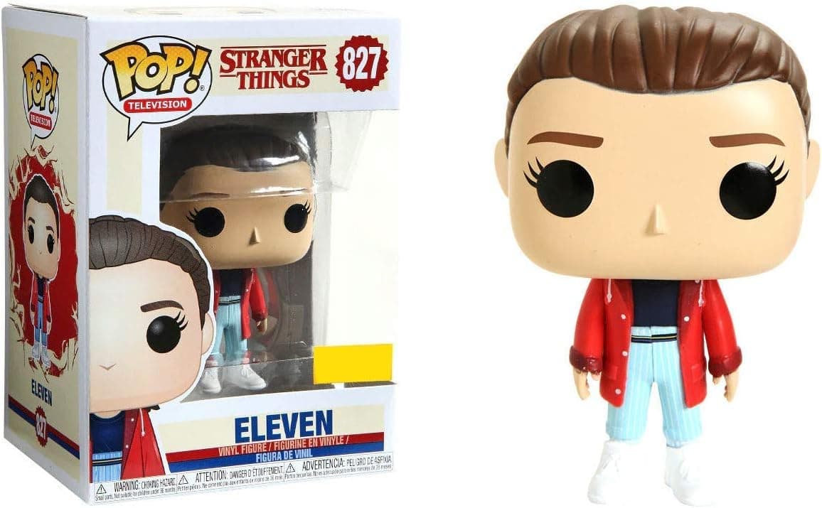 POP [Stranger Things] - Eleven (Jane Hopper) Hot Topic Exclusive Pop! Vinyl Figure (Includes Compatible Pop Box Protector Case)