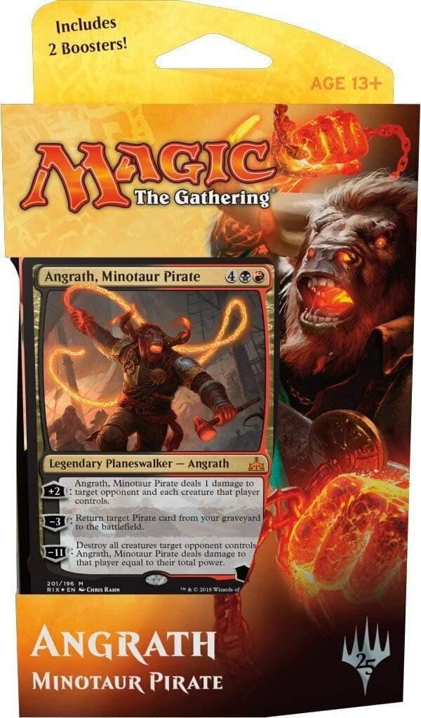 MtG Rivals of Ixalan Angrath Minotaur Pirate Planeswalker Deck