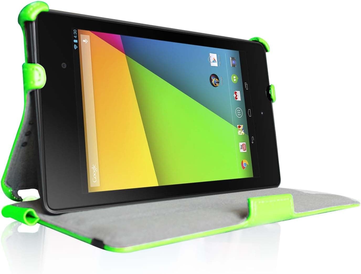 Fintie Google Nexus 7 2013 Case, Slim-Fit Multi-Angle Stand Cover Case with Auto Wake/Sleep for Google New Nexus 7 FHD 2nd Generation 2013 Version Tablet, Green