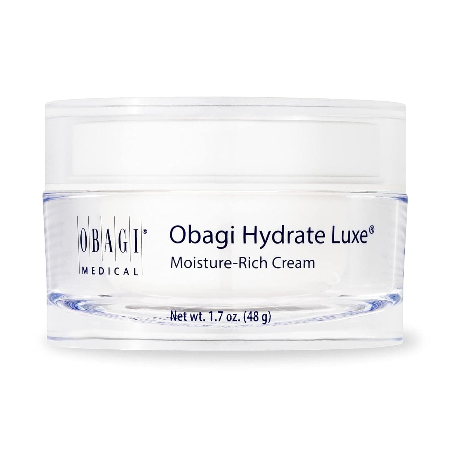 Obagi Hydrate Luxe Moisture-Rich Cream, 1.7 oz Pack of 1 - Hydrating Face Lotion with Shea Butter - Ultra-Rich Moisturization Night Face Cream for Dry Skin, Sensitive Skin, Aging Skin