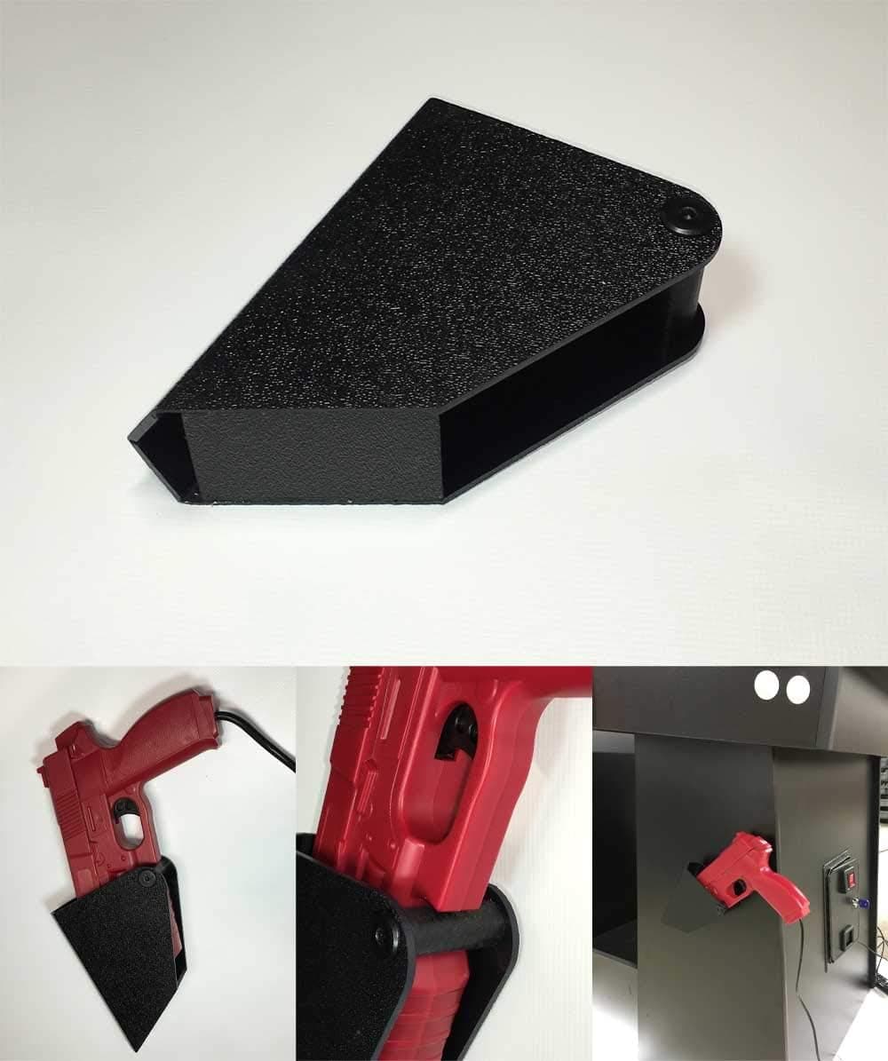 Gun Holster for AimTrak Light Gun by RetroArcade.us for MAME and Jamma