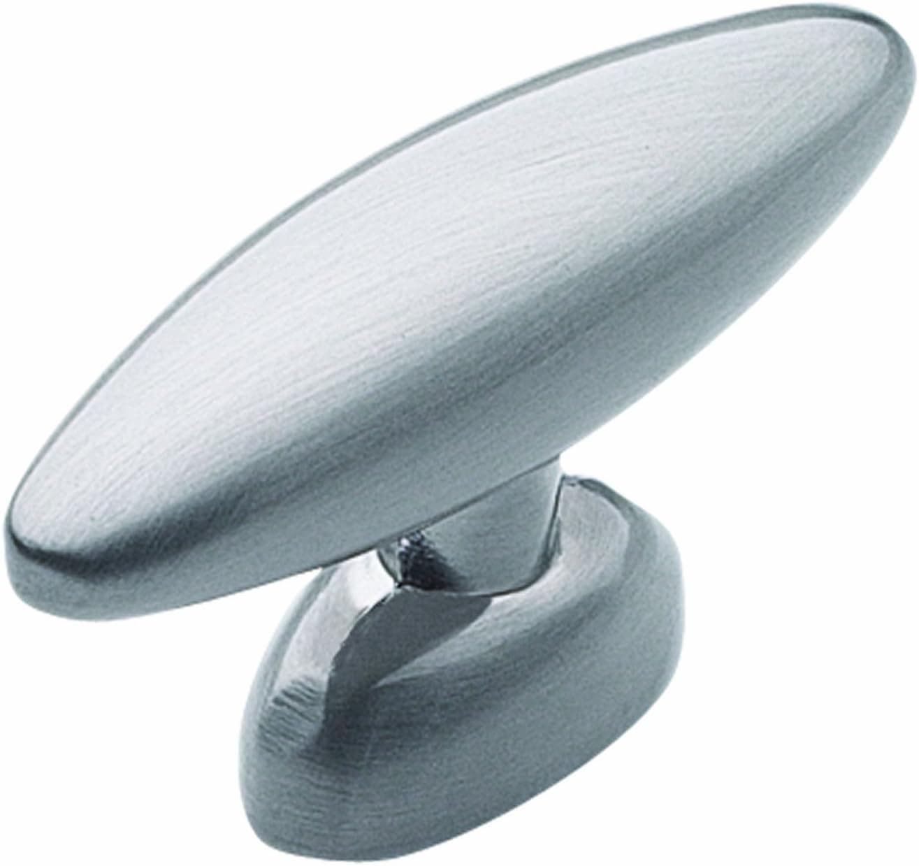 Amerock | Cabinet Knob | Satin Nickel | 1-9/16 inch (40 mm) Length | Everyday Heritage | 1 Pack | Drawer Knob | Cabinet Hardware