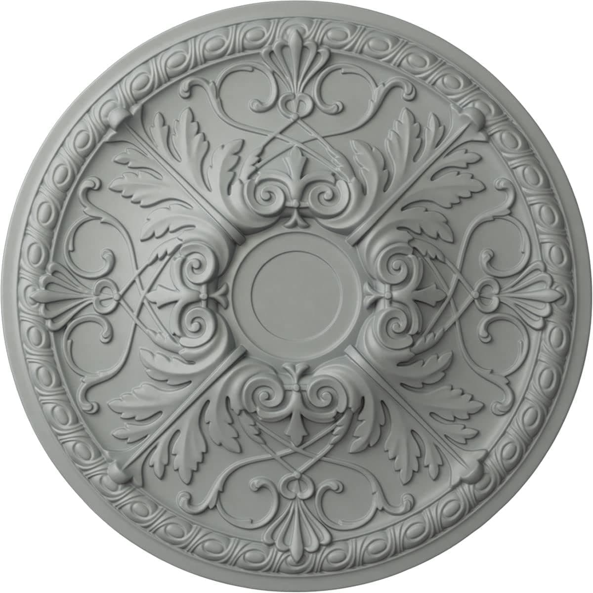 Ekena Millwork CM26TN Tristan Ceiling Medallion, 26"OD x 3"P (Fits Canopies up to 5 1/2"), Factory Primed