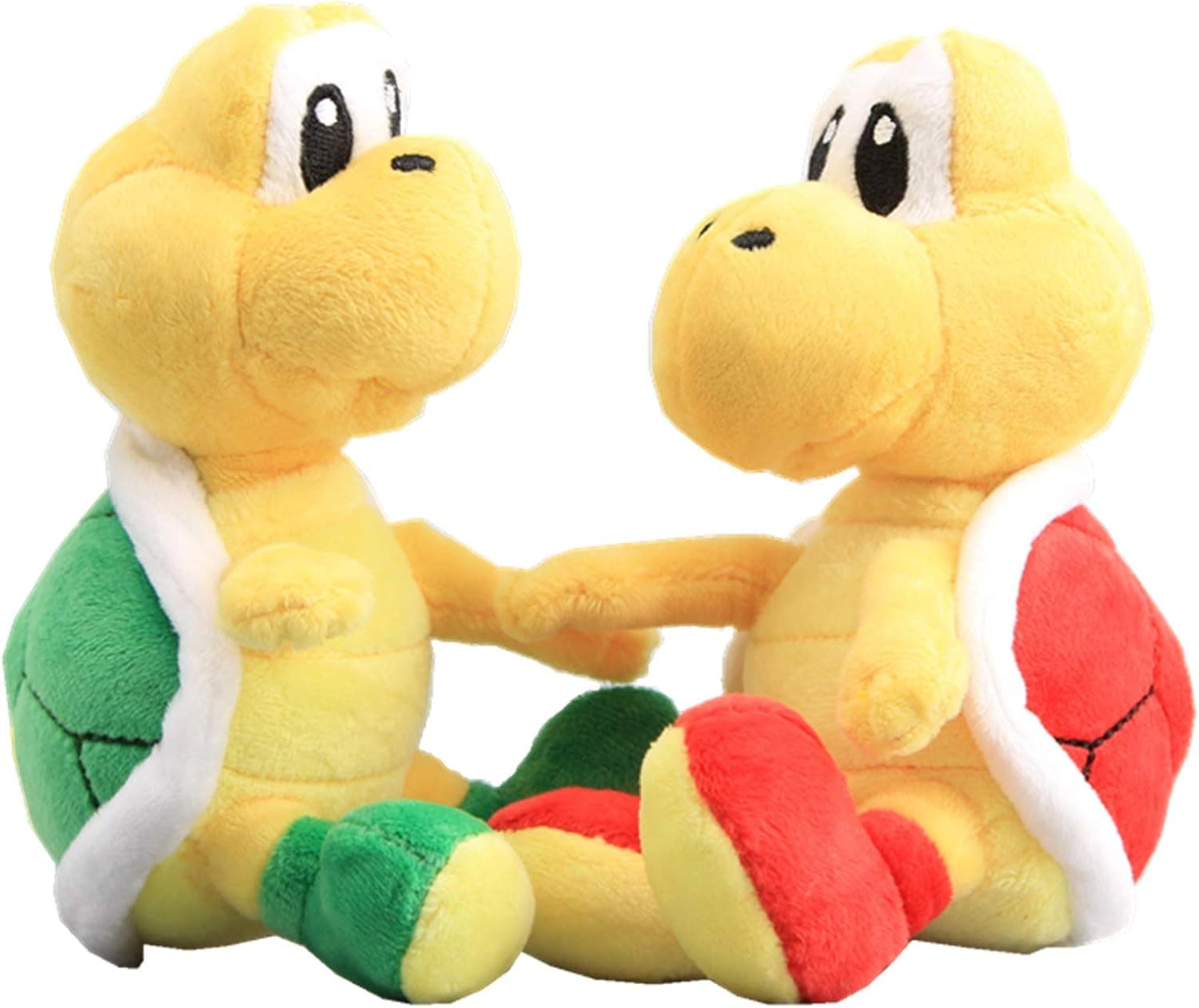 uiuoutoy Green & Red Koopa Troopa Plush 6'' Set of 2 pcs