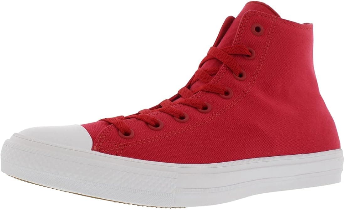 Converse Unisex Chuck Taylor All Star II Hi Salsa Red/White/Navy Sneaker