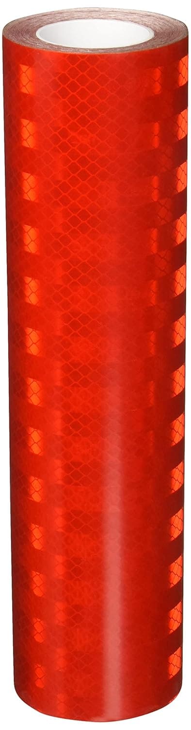 3M 3432 Red Micro Prismatic Sheeting Reflective Tape – 1.375 in. X 150 ft. Non Metalized Adhesive Tape Roll. Safety Tape