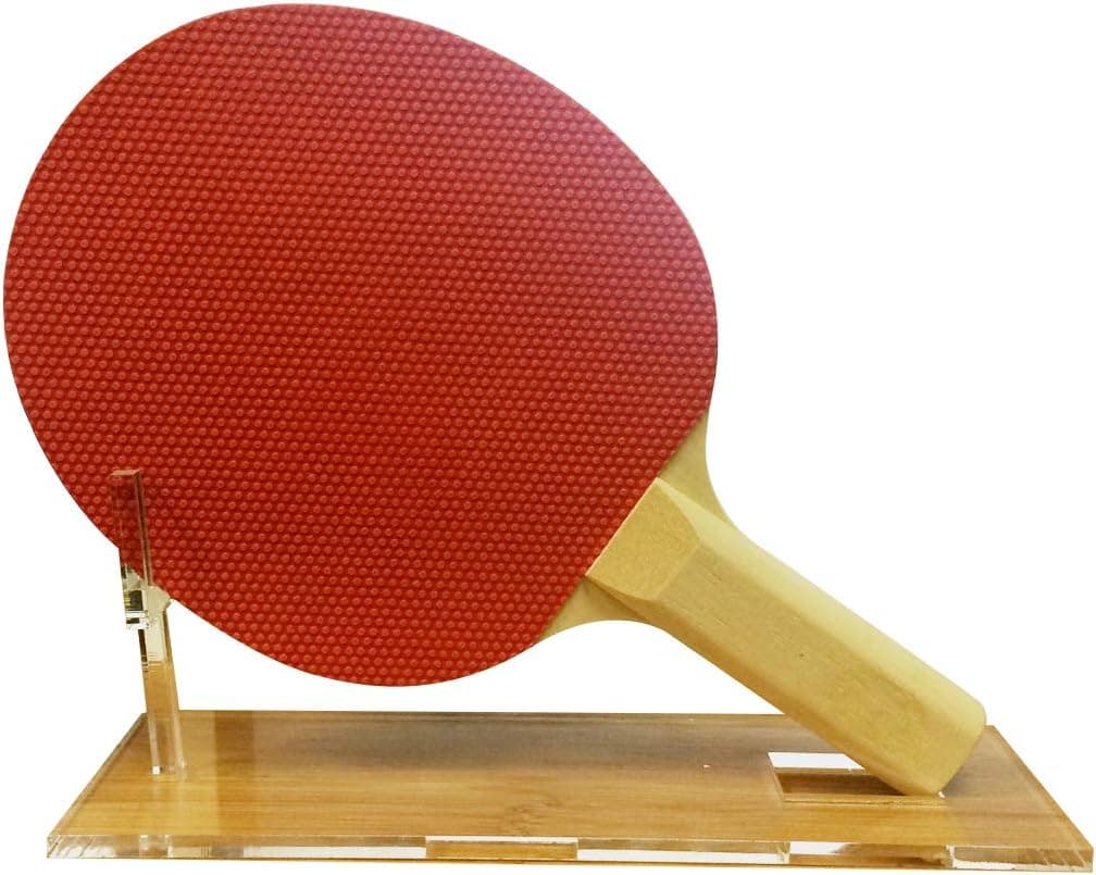 Hat Shark Acrylic Ping Pong Paddle Standard Size Stand Athletic Table Tennis Sport Unique Trophy Display Stand (Ping Pong Paddle Not Included) (Blank)
